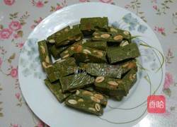 抹茶味坚果牛轧糖的做法图解10
