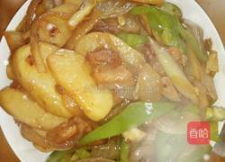 土豆青椒圆葱炒肉片的做法图解10