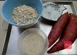 红薯燕麦粥的做法图解1