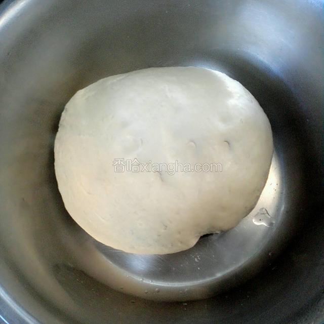 面团提前和好醒发30分钟