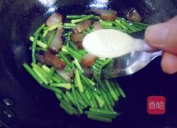 蒜薹炒酱油肉的做法图解5