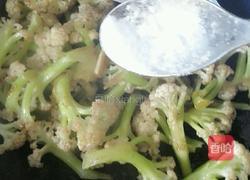 干煸豆豉菜花的做法图解5