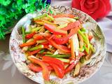 蒜苔炒豆干的做法[图]