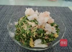 鲜虾韭菜鸡蛋饺子馅的做法图解16