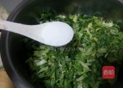 肉末小白菜的做法图解2