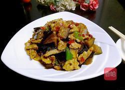 剁椒茄子炒肉的做法图解12
