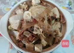 白菜粉条炖豆腐的做法图解11