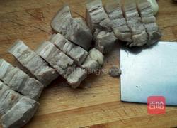 豆角丝红烧肉蒸菜的做法图解2