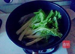 花式肉末淋白菜的做法图解1