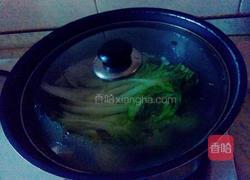 花式肉末淋白菜的做法图解2