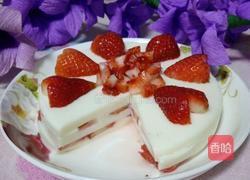 草莓夹心奶冻的做法图解11