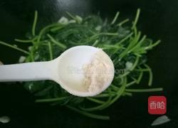 蒜炒红薯叶的做法图解7