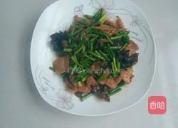 蒜苔木耳肉片的做法图解4