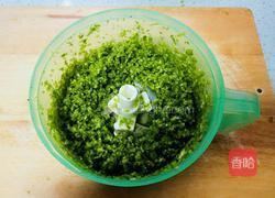 芦蒿肉末馄饨馅的做法图解2