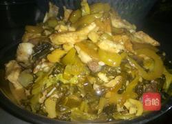 酸菜煮鱼的做法图解5