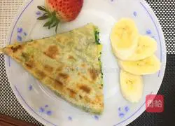 Illustration of how to make egg and leek cake 17