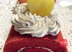 红丝绒奥利奥碎咸奶油蛋糕卷的做法图解8