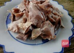 爆炒肚片的做法图解2