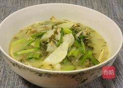 冬笋雪菜鱼骨头汤的做法图解23