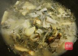 冬笋雪菜鱼骨头汤的做法图解20