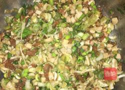 馅饼（葱肉）的做法图解3