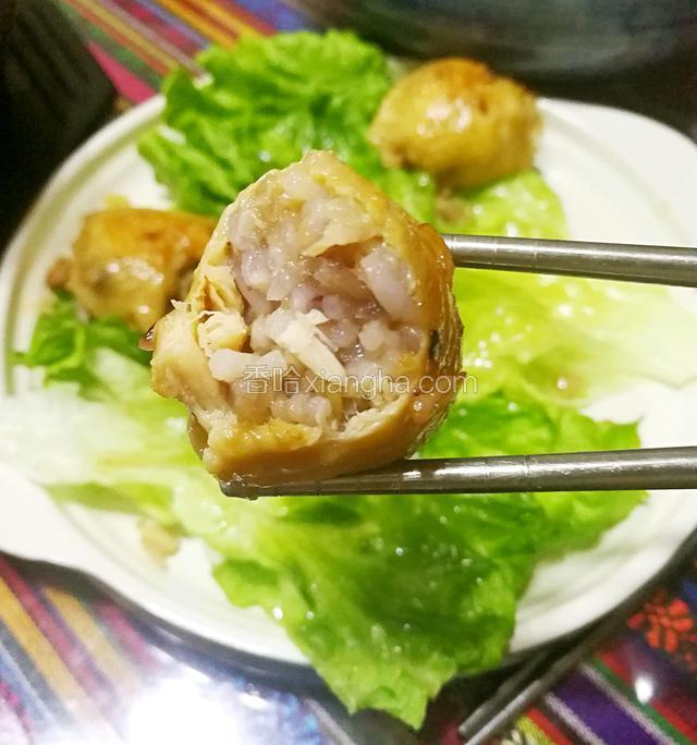 鸡翅肉汁包饭