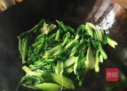 清炒菜心的做法图解5