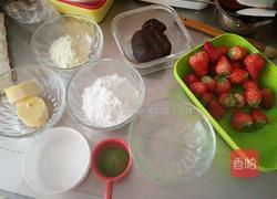 抹茶草莓大福的做法图解1