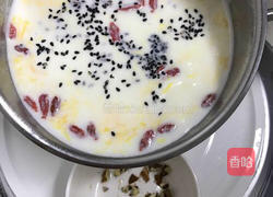 牛奶鸡蛋醪糟汤的做法图解7