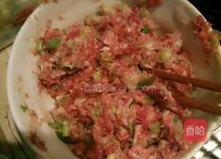 猪肉大葱烫面蒸饺 的做法图解4