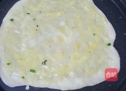 春季时令蔬菜之韭菜鸡蛋虾米饼的做法图解6