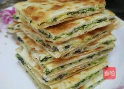 春季时令蔬菜之韭菜鸡蛋虾米饼的做法图解7