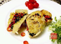 杭椒香菜烤鸡胸的做法图解9