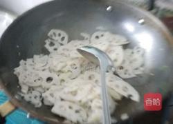 素炒藕片的做法图解4