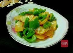大辣椒炒土豆片的做法图解11