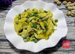 豌豆炒鸡蛋的做法图解11
