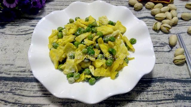 豌豆炒鸡蛋