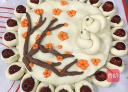 花样面食枣花糕-喜鹊登梅的做法图解9