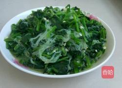 蒜蓉粉丝菠菜的做法图解5