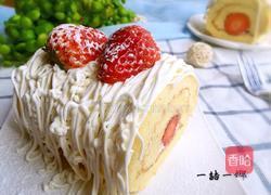 奶油草莓蛋糕卷的做法图解25
