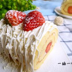 奶油草莓蛋糕卷的做法[图]