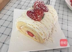 奶油草莓蛋糕卷的做法图解24