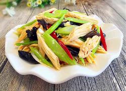 凉拌香芹腐竹
