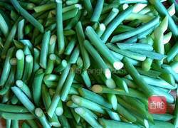 蒜苔炒肉丝的做法图解4