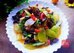 木耳炒青笋的做法图解9