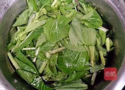 清炒白油菜薹的做法图解2