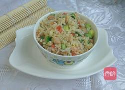 鸡肉蔬菜丁炒饭的做法图解5