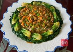 卤肉菠菜的做法图解15