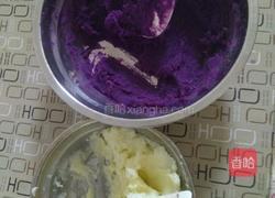 紫薯山药糕的做法图解2