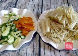 金针菇炒肉的做法图解2